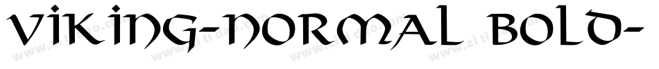 Viking-Normal Bold字体转换